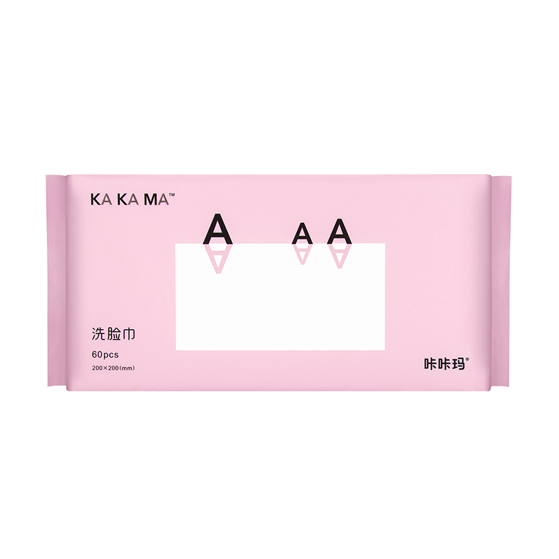 6A202 toalla facial extraíble con patrón de perlas rosa
