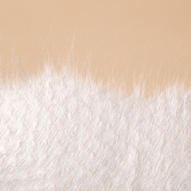6A201 toalla facial extraíble con patrón de perlas blanca 